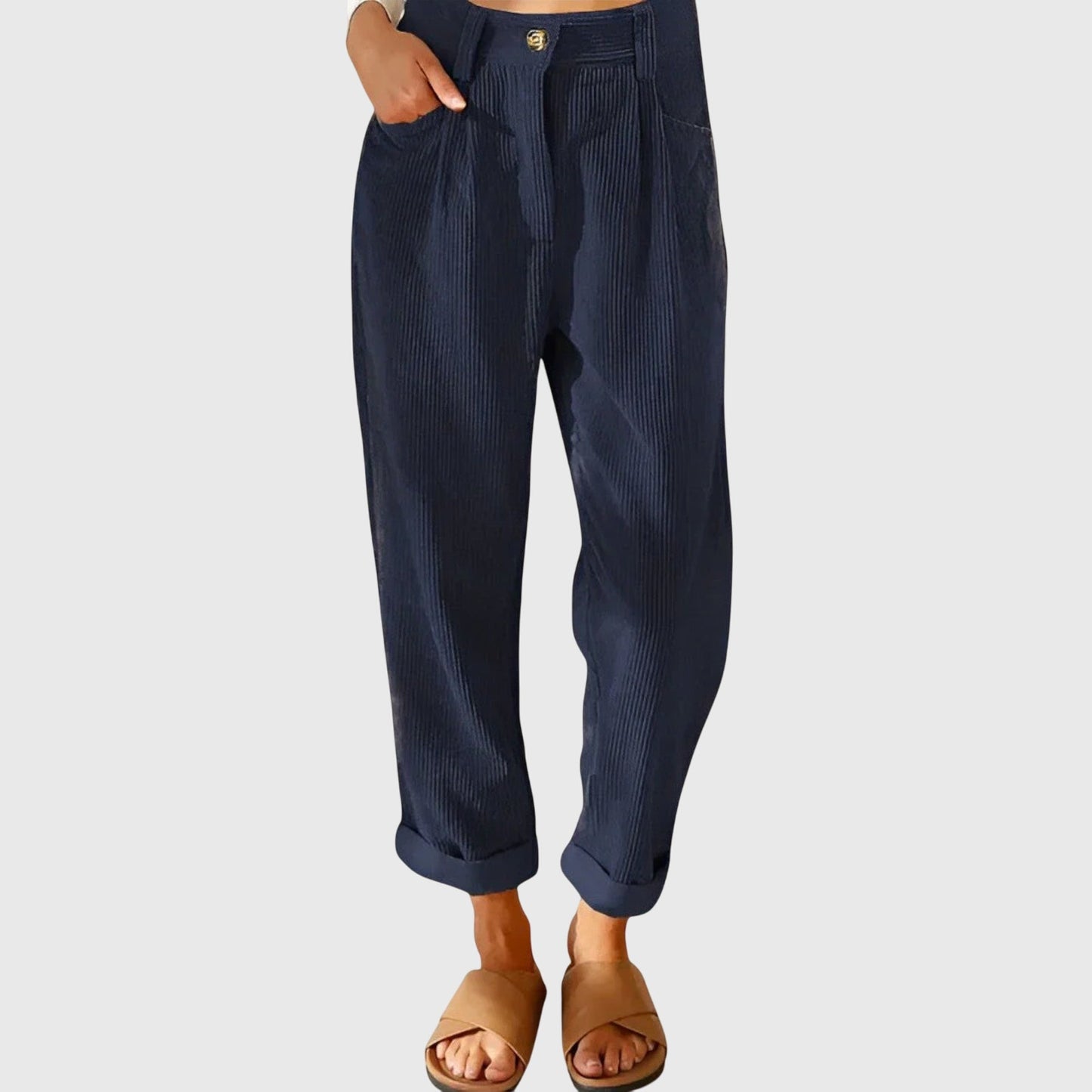 Clara | Modern Cord Pants