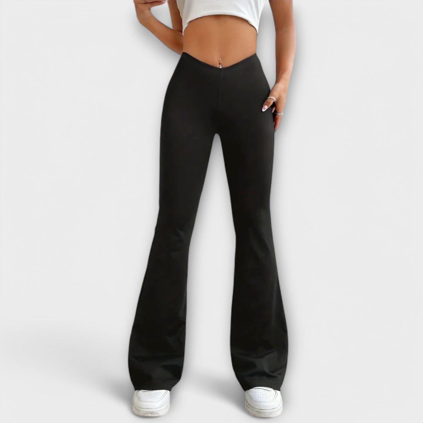 Clara | Relaxed Pants with Flared Leg